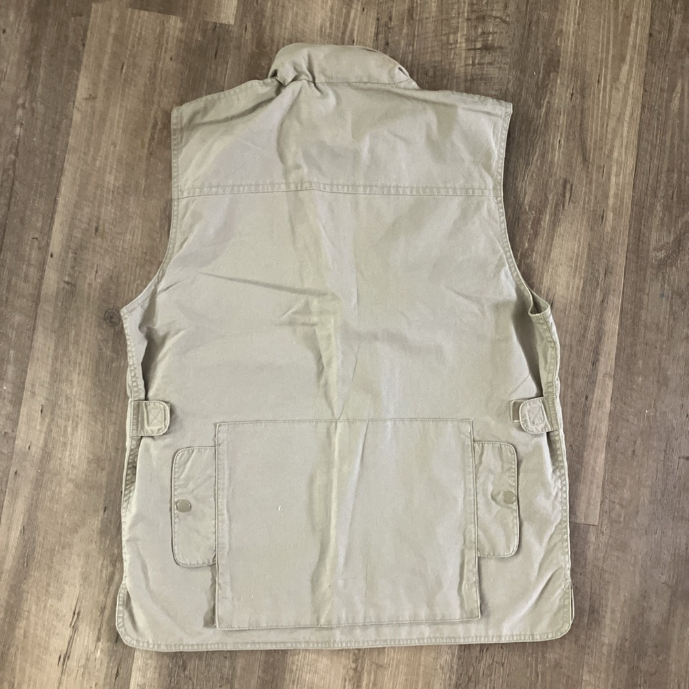 Banana Republic Safari Vintage 80s Utility Vest Travel, Fishing, Hunting Medium - Picture 7 of 7